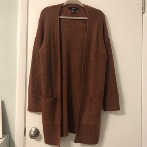 Rust Cardigan Duster.
